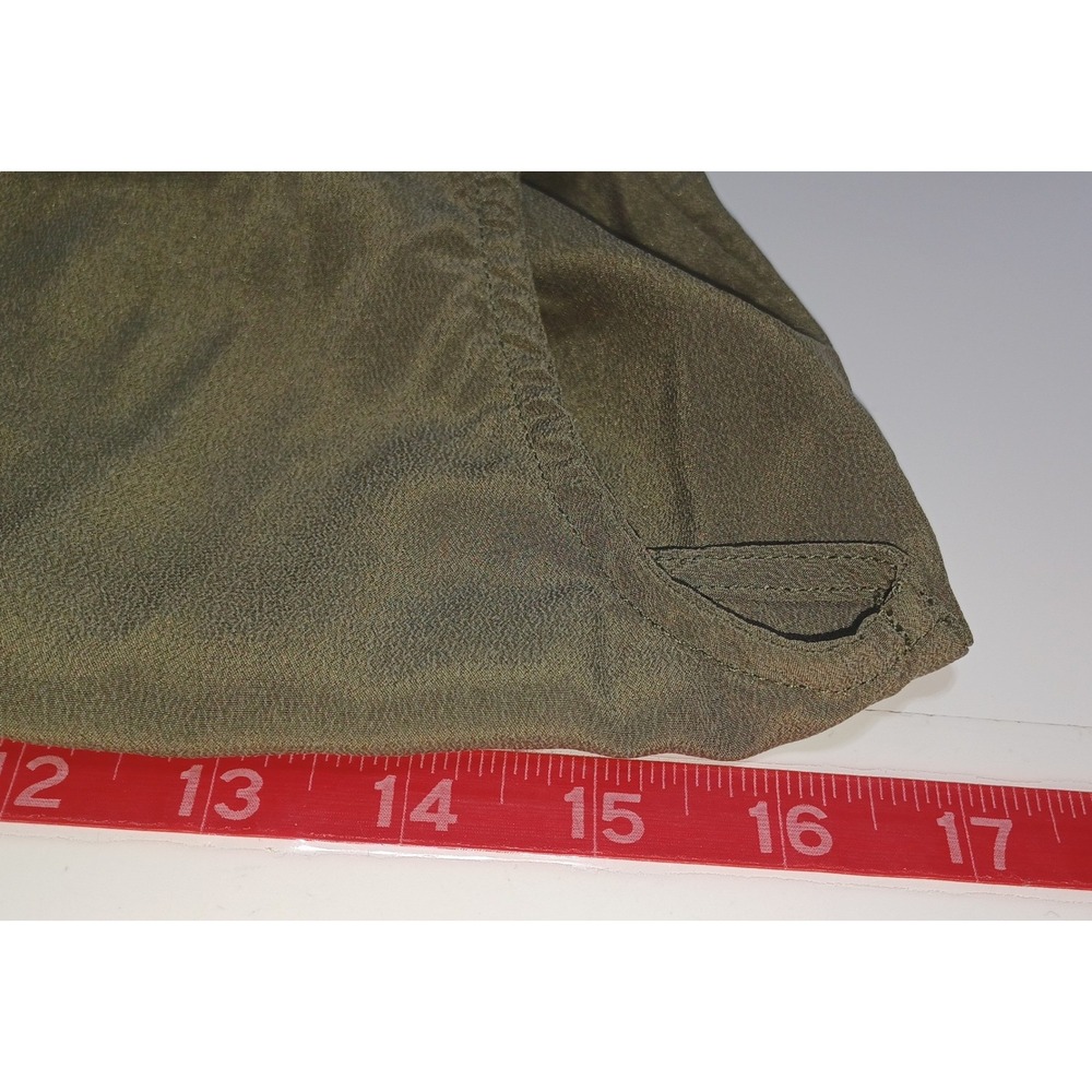 Splendid Alessandra Silk Jumpsuit Spruce Green XS Elevated Casual Resort Wear - Picture 9 of 11
